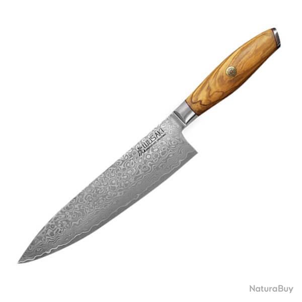 Couteau de Chef Wusaki Fujiko Damas manche olivier