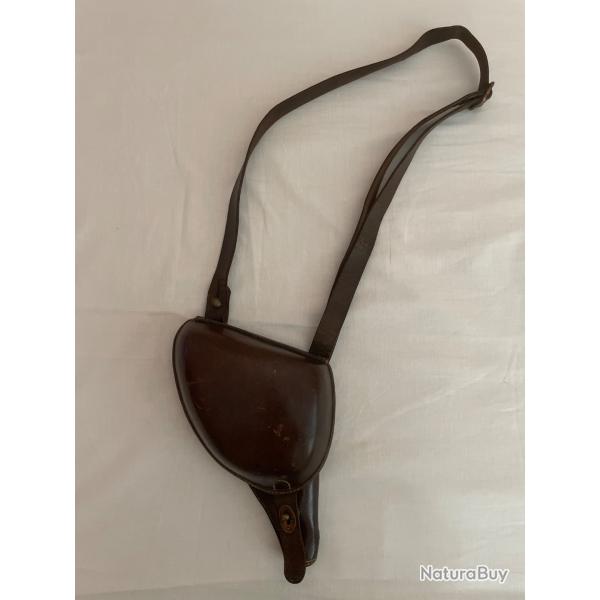 Rare holster mod�le 1914 avec bandouli�re - pi�ce de collection historique