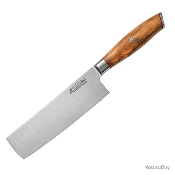 Couteau Nakiri Wusaki Fujiko Damas manche olivier