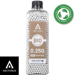 Arcturus RS&reg; BIO Match Grade - Billes Airsoft Biod&eacute;gradables 6mm 0.25g - 3000 billes