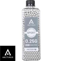 Arcturus RS SPORT Match Grade 0.25g - Bouteille de 3000 Billes Airsoft 6mm