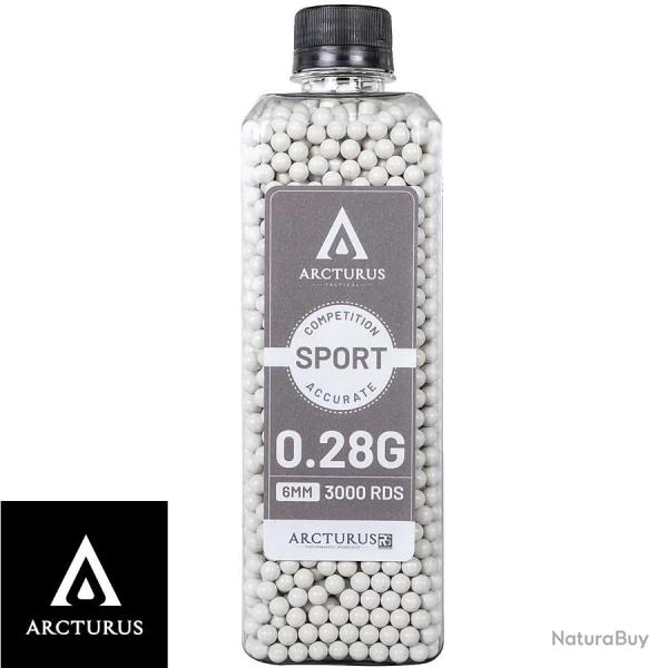 Arcturus RS SPORT Match Grade Billes Airsoft 0.28g 6mm 3000 pcs