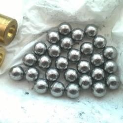 300 Balles ronde Calibre 36 (0.390 inch) roul&eacute;es graphit&eacute;es