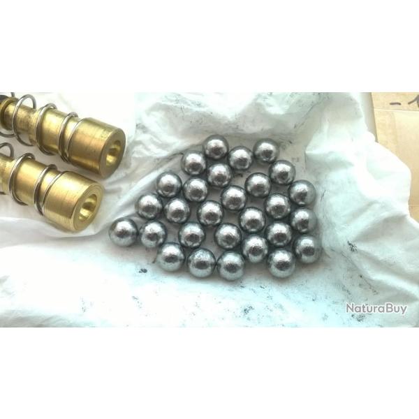 300 Balles ronde Calibre 36 (0.390 inch) roul�es graphit�es
