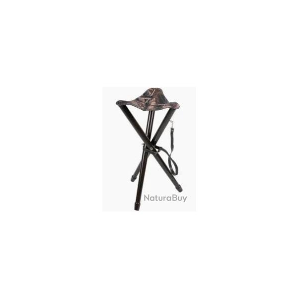 Tr�pied ANZIEUX 65cm pieds bois assise tissu camo sous bois avec bretelle
