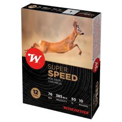 Cartouches WINCHESTER Super Speed G2 SPECIAL CHEVREUIL- Cal: 12/76 - 50G - Plomb 1 X10