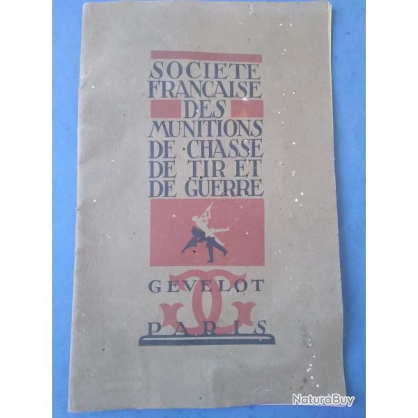 Catalogue / fascicule documentaire ancien  Gevelot