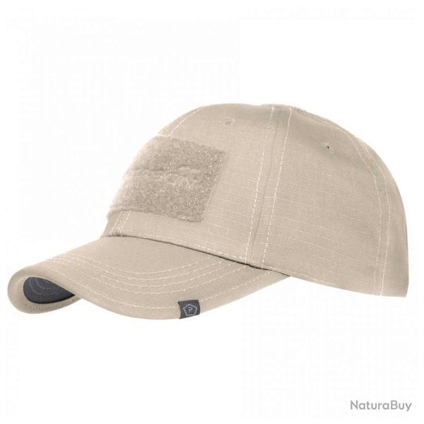 Casquette tactique Pentagon Tactical 2.0 en ripstop 6 panneaux � emplacements auto-agrippants Beige 