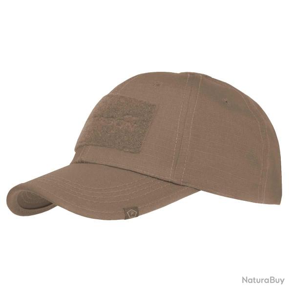 Casquette tactique Pentagon Tactical 2.0 en ripstop 6 panneaux � emplacements auto-agrippants Coyote