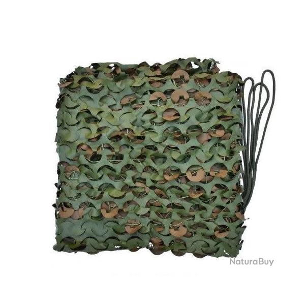 Filet CamoJardin� S-Circle Cut For�t - Brise-vue & Camouflage 2�3 m