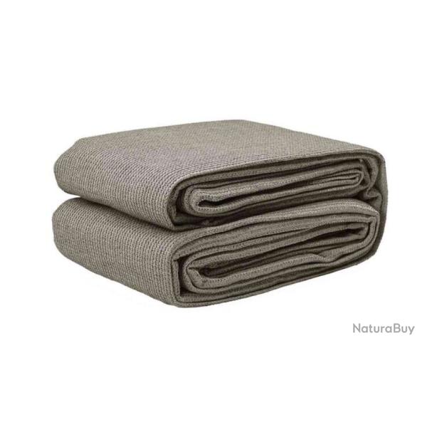 Tapis tente poly�thyl�ne gris clair 200x200 cm pliable r�sistant intemp�ries