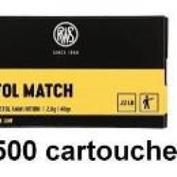RWS Pistol Match cal.22lr Professionnal Line x500