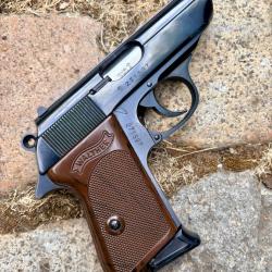PISTOLET WALTHER  PP calibre 7,65 BROWNING 32 ACP ALLEMAND