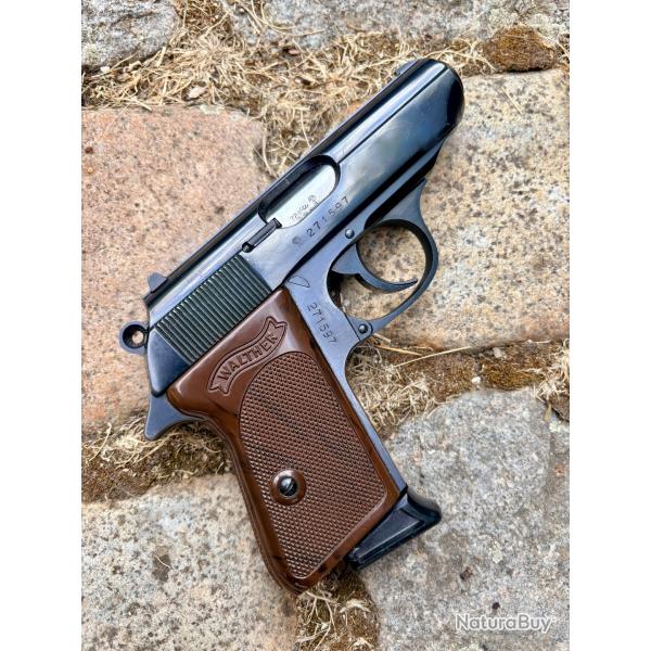 PISTOLET WALTHER  PP calibre 7,65 BROWNING 32 ACP ALLEMAND
