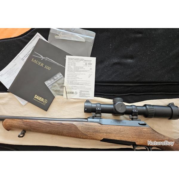 Carabine SAUER 100 Classic 270 Win avec montage Hexalock amovible 30mm