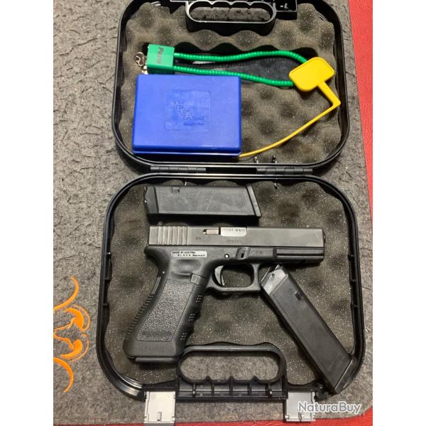 Occasion Glock 17 GEN 3 cal 9x19 avec malette 3 chargeurs et kit de nettoyage