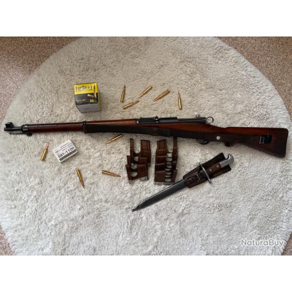Magnifique Schmidt-Rubin K31 Suisse - Fabrication 1944 - Serial Matching