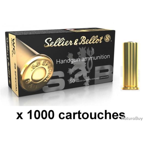 SELLIER BELLOT cal.38 Sp�cial WAD CUTTER /1000