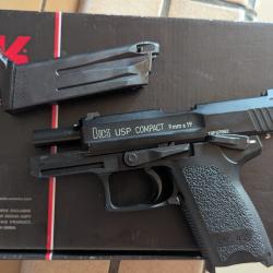 USP 9mm Compact & Accessoires + bo&icirc;tes