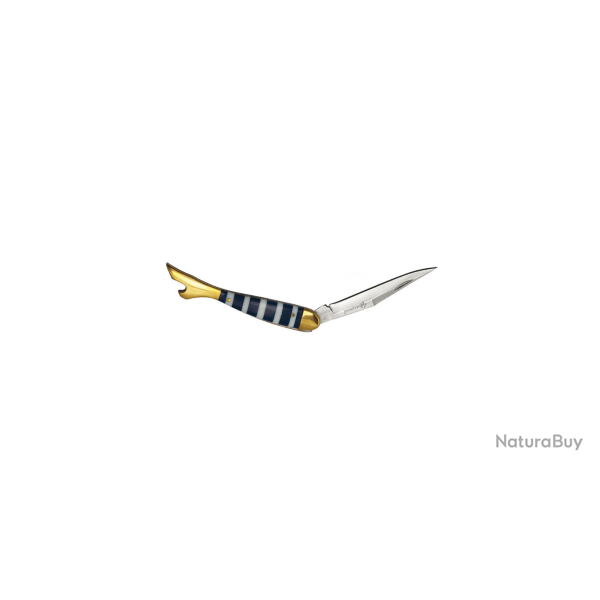 Stepland Couteau f�minin lame 8cm - manche nacr� bleu