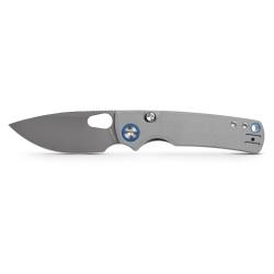 Couteau Pliant Vosteed Porcupine Lame Acier 14C28N Manche G10 Gris Top Liner Lock VOSA2607