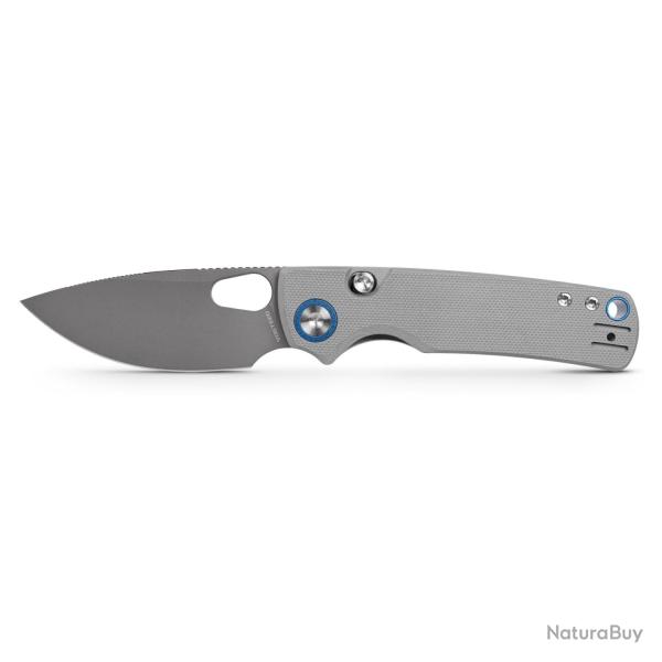 Couteau Pliant Vosteed Porcupine Lame Acier 14C28N Manche G10 Gris Top Liner Lock VOSA2607