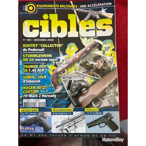 CZ 75, Sturmgewehr... revue TIR CIBLES no 465 d�cembre 2008