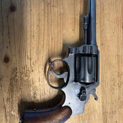 Revolver 38 smith et Wesson colt NP Canon 127  ray&eacute;