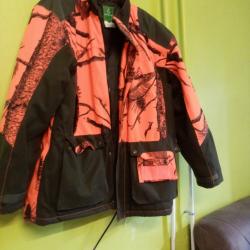 VESTE CHASSE CAMOUFLEE HIVERT SOMLYS TREELAND 4XL