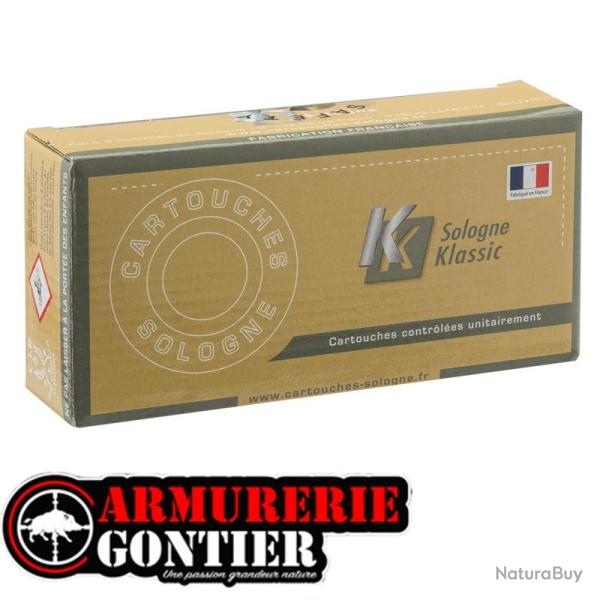Munitions SOLOGNE 222REM SUBSONIQUE 45GR
