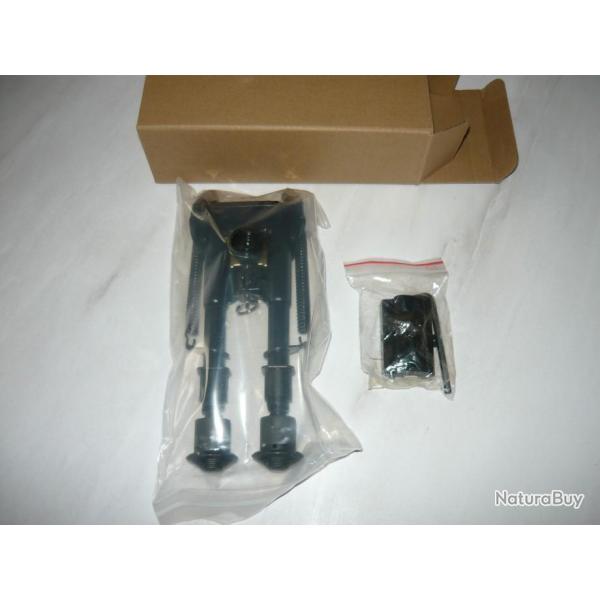 Sold� !!!  Bipied Genre Harris  (  jamais uitlis� )  + adaptateur pour rail de ( 20 � 21 mm )