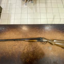 Fusil Gaucher calibre 12 juxtapos&eacute;s