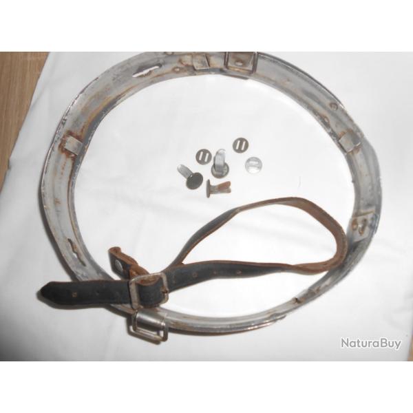 interieur de casque allemand wwll incomplet