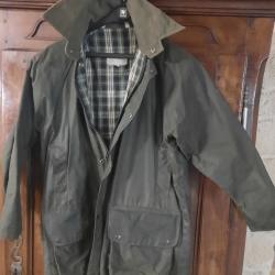 Veste huil&eacute;e style Barbour