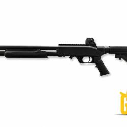 Pack complet Fusil &agrave; pompe de d&eacute;fense SG68 2x12Gr quick piercing 16p cal.68 - 19 joules - Gunsmith
