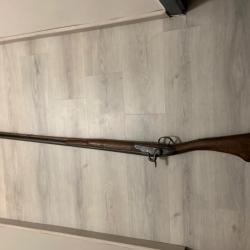 Fusil &agrave; poudre noir