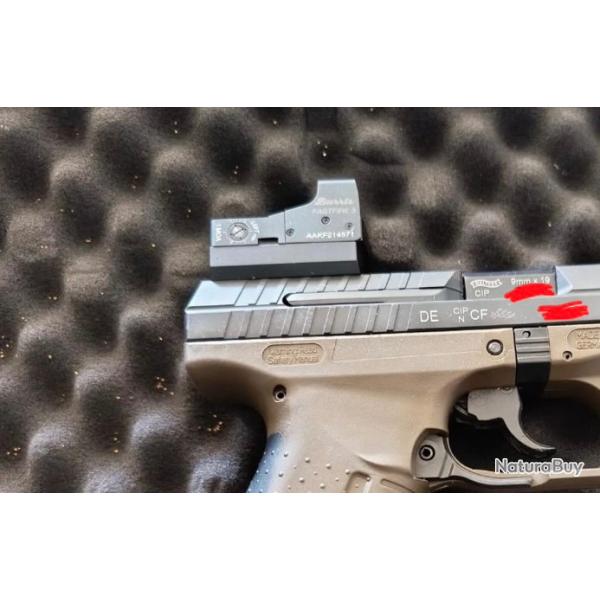 Adaptateur point rouge sur hausse Walther P99