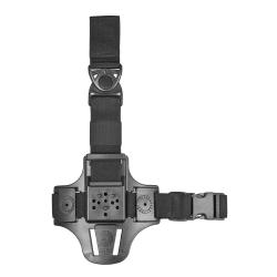 PLAQUE DE CUISSE COMPACT 1 SANGLE 8K17 NOIR - VEGA HOLSTER NEUF U NOIR