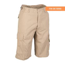 BERMUDA US R/S COTON D&Eacute;LAV&Eacute; KHAKI - MIL-TEC NEUF XS SABLE