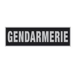 FLAP GENDARMERIE 15X4cm NOIR