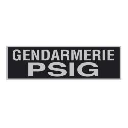 FLAP GENDARMERIE PSIG 27.5X10.5cm NOIR