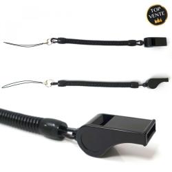 SIFFLET DRAGONNE SPECIAL PORTIQUE - PATROL EQUIPEMENT NEUF U NOIR