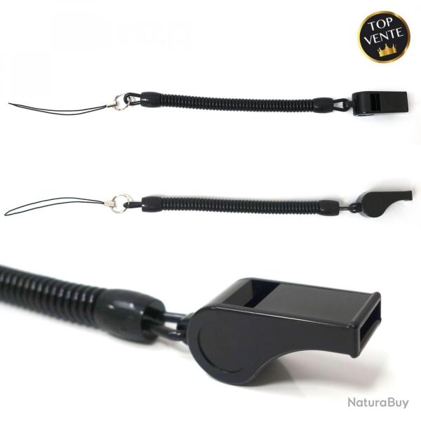 SIFFLET DRAGONNE SPECIAL PORTIQUE - PATROL EQUIPEMENT NEUF U NOIR