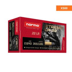 BOITE DE .22LR 43GR EXTREME LR-22 X500 - NORMA