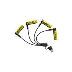 PACK BATTERIES AA NH2400 X4 - NITECORE