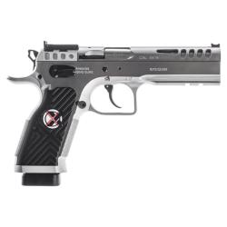 PISTOLET STOCK MASTER XTREME 9X19 CHROME - TANFOGLIO