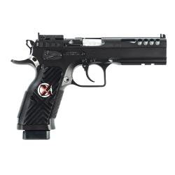 PISTOLET STOCK MASTER XTREME OPTIC 9X19 BLACK - TANFOGLIO