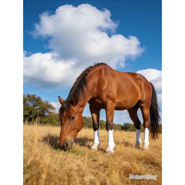 Affiche 30x40cm cheval brun