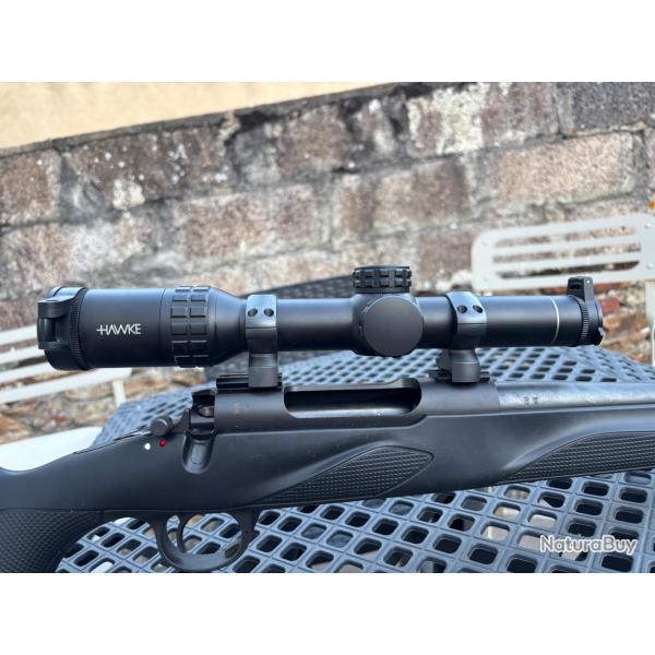 Lunette de battue Hawke frontier 30 - circle dot 1-6x24 neuve + collier