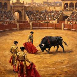 Affiche 30x40cm tauromachie